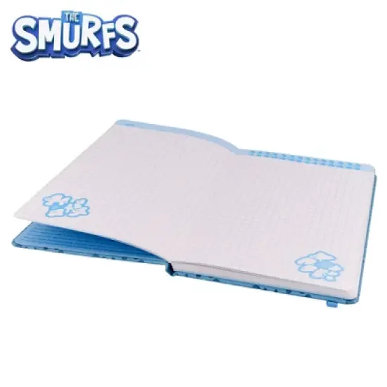 Inkology, LLC The Smurfs 80-Page Vegan Leather Notebook | 5 x 8 Inches image {4}