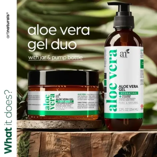 artnaturals Aloe Vera Hydrating Gel Duo - 2ct image {2}