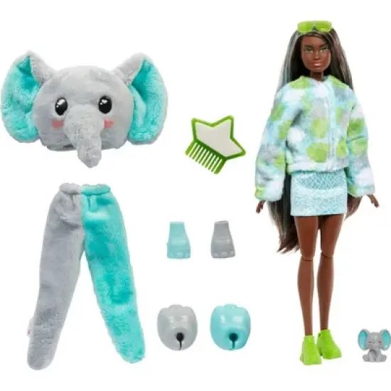 Barbie Cutie Reveal Jungle Series Elephant Doll image {5}