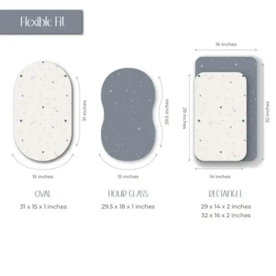 Ely's & Co. Baby Fitted Bassinet Sheet  100% Combed Jersey Cotton   for Baby Boy  2 Pack image {3}