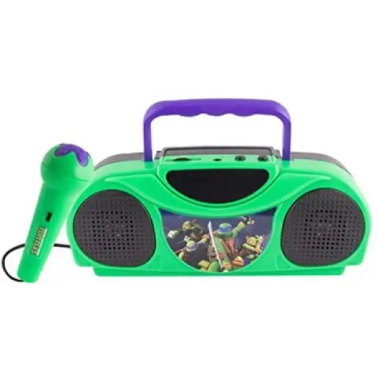 Teenage Mutant Ninja Turtles Portable Radio Karaoke Kit With Microphone image {2}