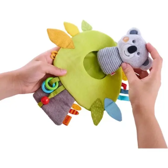 HABA Koala Discovery Cushion Hanging Crib Toy with Play Elements (Machine Washable) image {2}