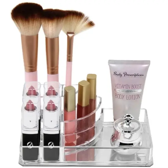 Sorbus Clear Acrylic Mini Makeup Organizer With 8 Slots image {3}