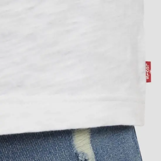 Levi's&reg; Boys' Long Sleeve Logo Graphic T-Shirt - White image {11}