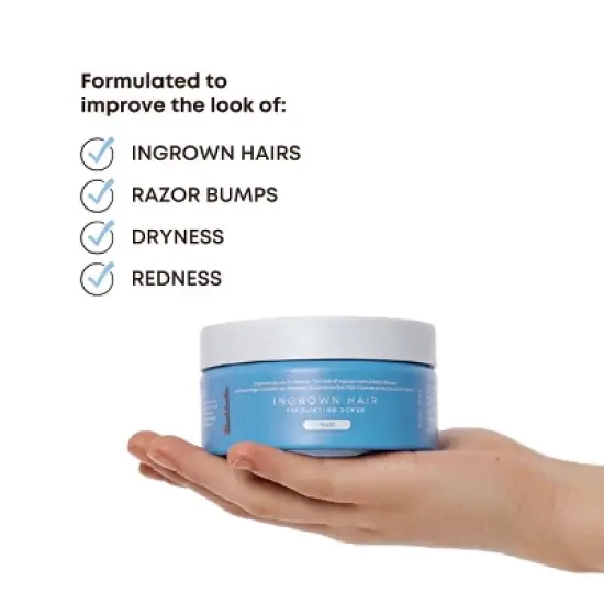 Bushbalm Nude Ingrown Hair Exfoliating Scrub - 8 fl oz image {5}