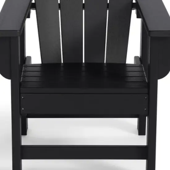 WestinTrends Malibu Kids Outdoor HDPE Adirondack Plastic Patio Chair image {13}