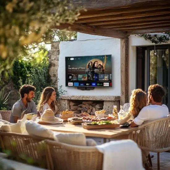 Sylvox 43" Patio Series Outdoor 2160p 1LED TV: Google TV HDR10, 60 Hz Refresh, Chromecast image {7}