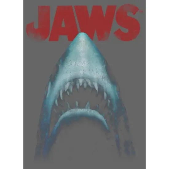 Girl's Jaws Classic Poster T-Shirt image {1}