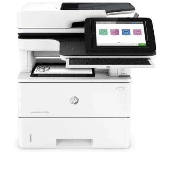 HP LaserJet Enterprise Flow MFP M528c Laser Printer, Black And White Mobile image {8}