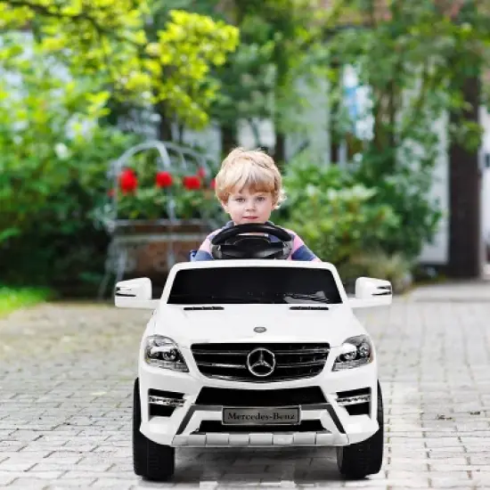 Costway Mercedes Benz ML350 6V Electric Kids Ride On Car Licensed MP3 RC Remote Control image {1}