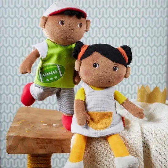 HABA Snug up Mason Baby Boy Doll (Machine Washable) image {2}