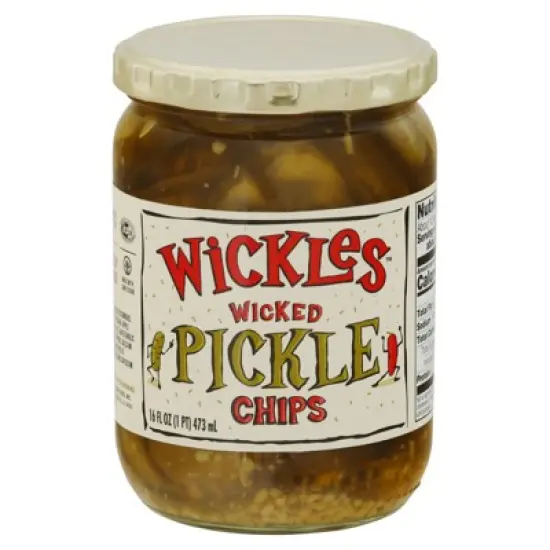 Wickles Wicked Pickle Chips - Case of 6/16 oz image {1}