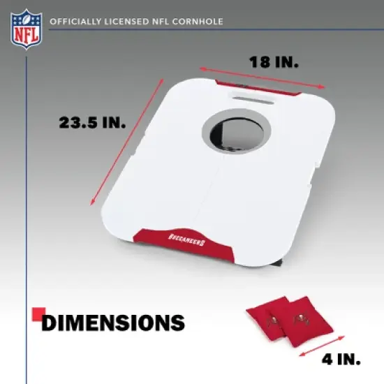 NFL Tampa Bay Buccaneers All-Weather Travel Cornhole Set image {4}