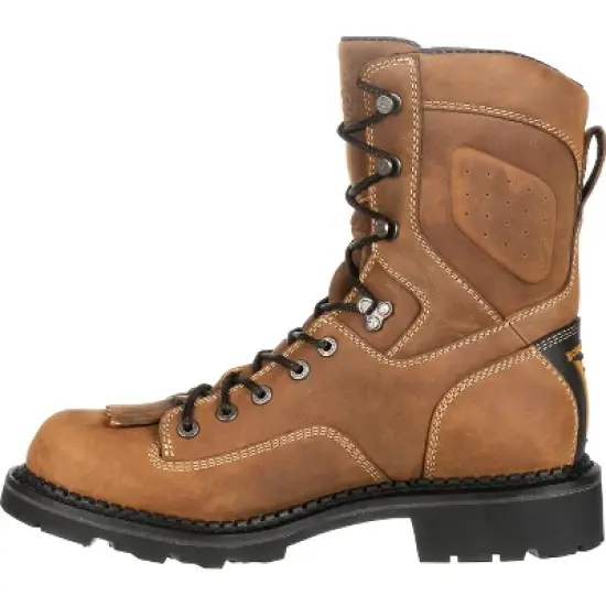 Men's Georgia Boot Comfort Core Waterproof Low Heel Logger Work Boot image {4}