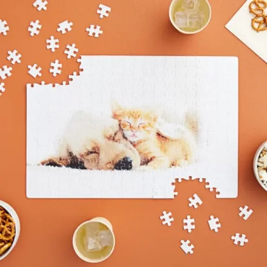 Bright Creations 15 Sets Blank Sublimation Puzzles for DIY Crafts, 300-Piece Jigsaws for Heat Press Thermal Transfer, 16 x 11 In image {1}