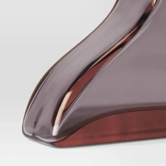 Small Pink Curved Glass Vase - Threshold&trade; image {2}