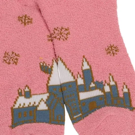 Harry Potter Hogwarts Castle And Hedwig Womens Ankle Socks 3 Pack image {4}
