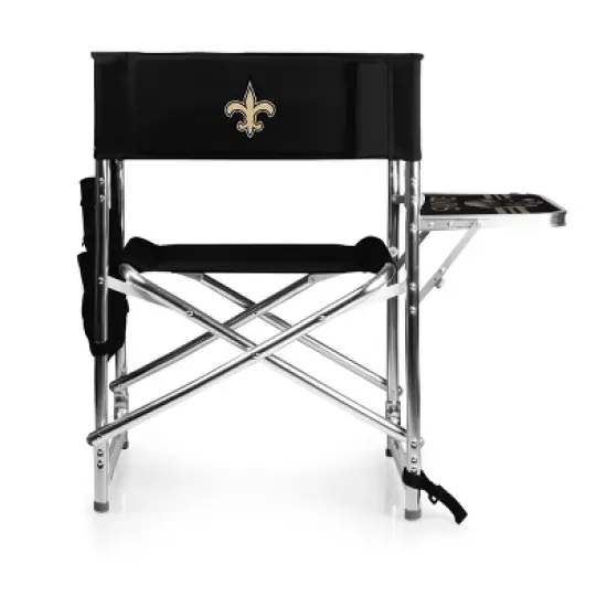 NFL New Orleans Saints Portable Camp Chair with Table image {4}