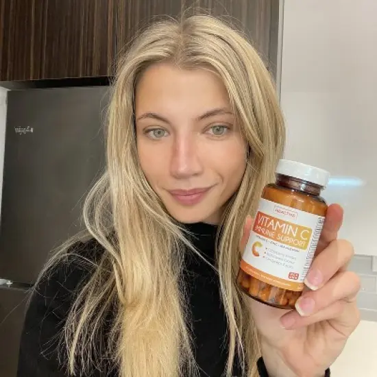 Vitamin C Immune Support Capsules, Immunity Supplement with Magnesium Zinc Vitamin C and D, Health's Harmony, 60, 120 or 180ct image {3}