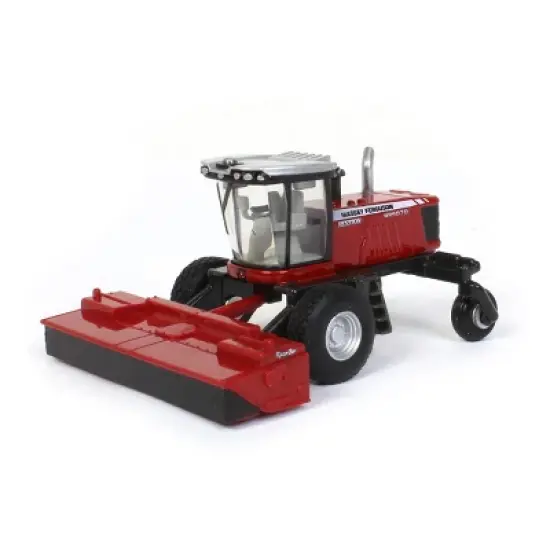 1/64 Massey Ferguson 4 Piece Haying Set Includes Tractor, Wind Rower, Baler, Hay Rake, and Bales by ERTL 16421 image {4}