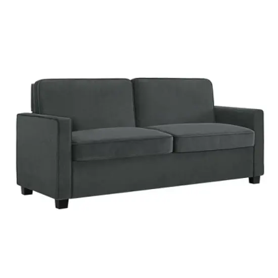 Queen Cassidy Sofa Sleeper Gray Velvet - Room & Joy image {4}