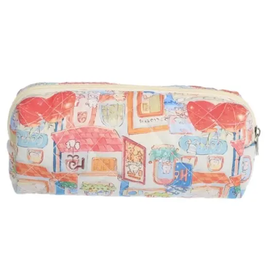 Unique Bargains Durable Small Quilted Bunny Makeup Bag Assorted Color 1 Pc image {3}