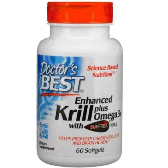 Doctor's Best Enhanced Krill Plus Omega3s , 60 Softgels image {2}