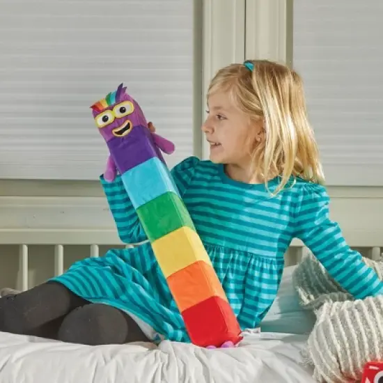 Hand2Mind Numberblocks Seven Playful Pal: Educational Math Plush Toy for Kids image {1}