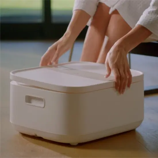 Sharper Image Massager Foot Bath Heating with LCD image {8}