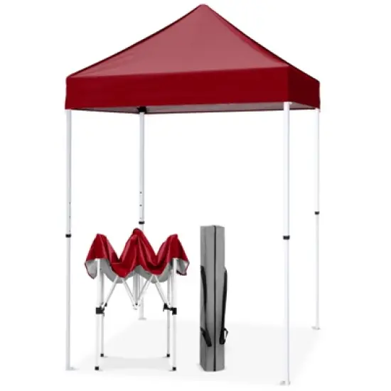 EAGLE PEAK 5x5ft Easy Setup Pop Up Canopy Folding Tent Sun Shelter UV50+ image {13}