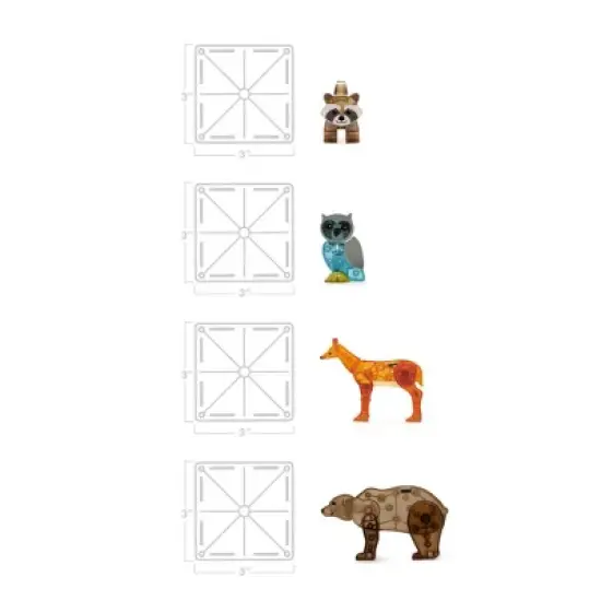 Magna-Tiles Forest Animals image {3}