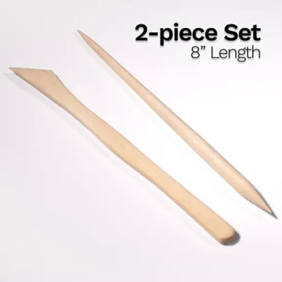 DAS&reg; Modeling Clay Tools, Hardwood Set, 2 Pieces Per Set, 3 Sets image {2}