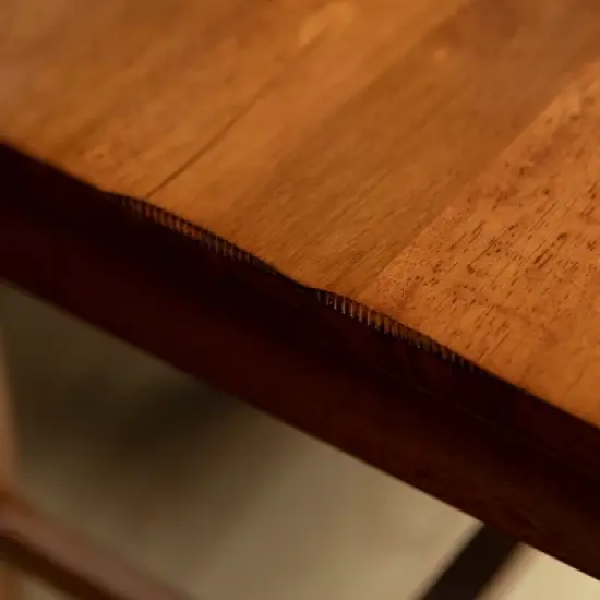 Set of 2 Traditional Distressed Wood Dining Chairs - Saracina Home image {2}