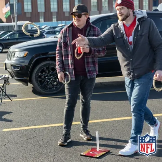 NFL Kansas City Chiefs Solid Wood Quoits Toss Game image {8}