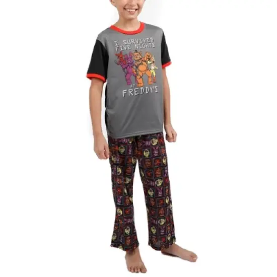 Five Nights at Freddy's Horror Video Game Youth Boys Pajama Sleep Wear Set image {7}