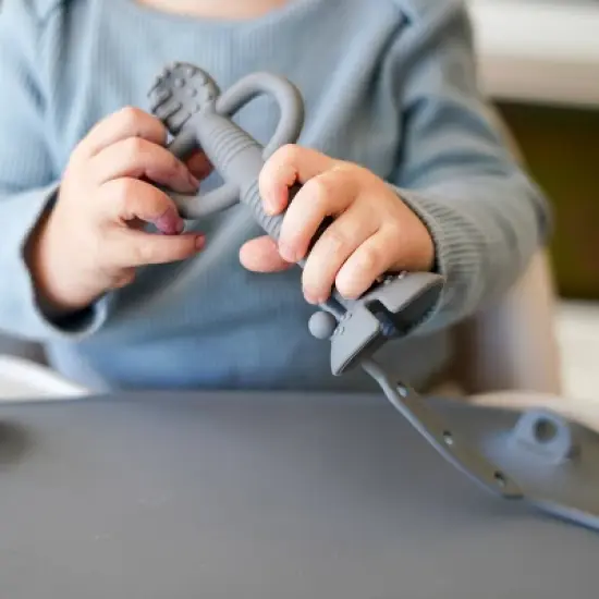 Busy Baby Silicone 2-in-1 Teether & Training Spoon image {3}