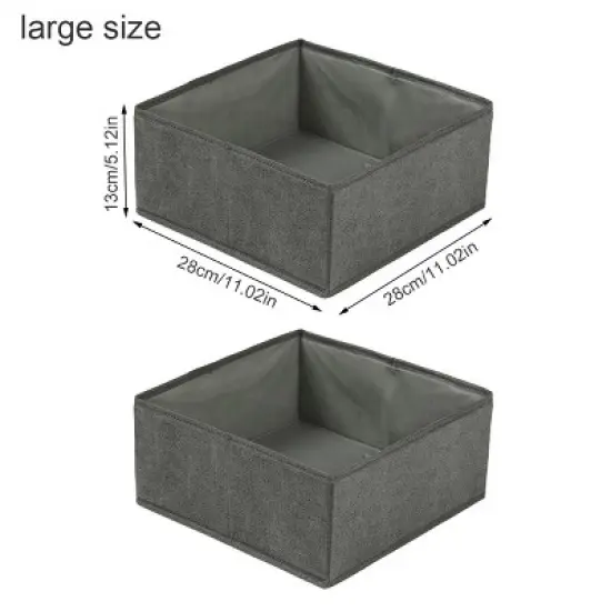Aghana Digitals Non-Woven Fabric Foldable Clothes Storage Box - Drawer-Style Uncovered Organizer image {5}