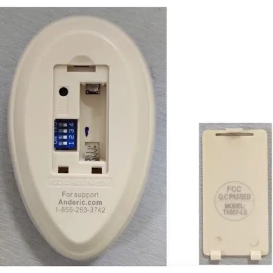 Anderic RRTX007 Replacement Ceiling Fan Remote Control for Harbor Breeze A25-TX007 image {12}