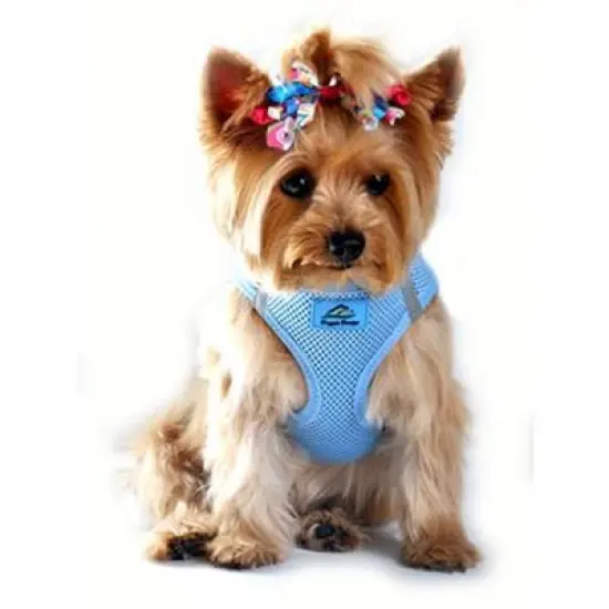 American River Solid Ultra Choke Free Dog Harness - Light Blue image {1}