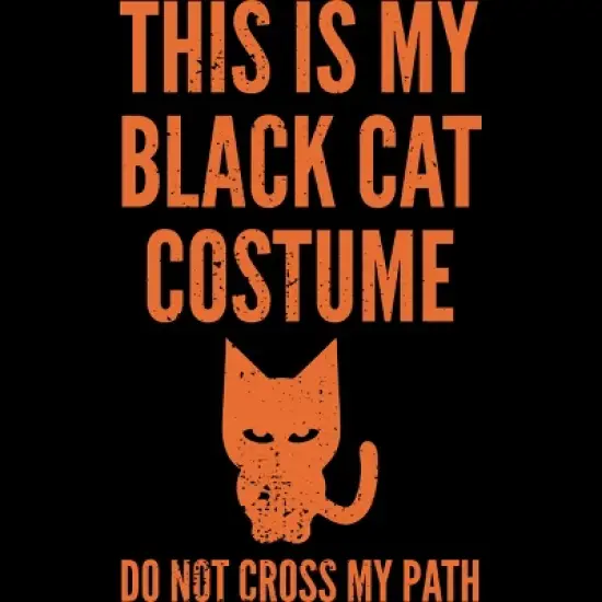 Men's Design By Humans Halloween Introvert Black Cat Costume By Commykaze Tank Top image {1}