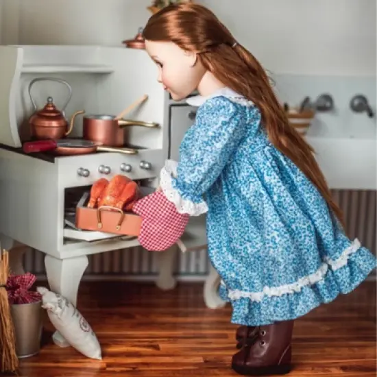 The Queen's Treasures 18 Inch Doll 1930's Style Wooden Stove & Oven image {2}