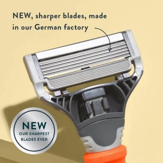 Harry's 5-Blade Men's Razor Blade Refills - 8 Cartridges - Compatible with All Harry's Razors and Flamingo Razors image {6}