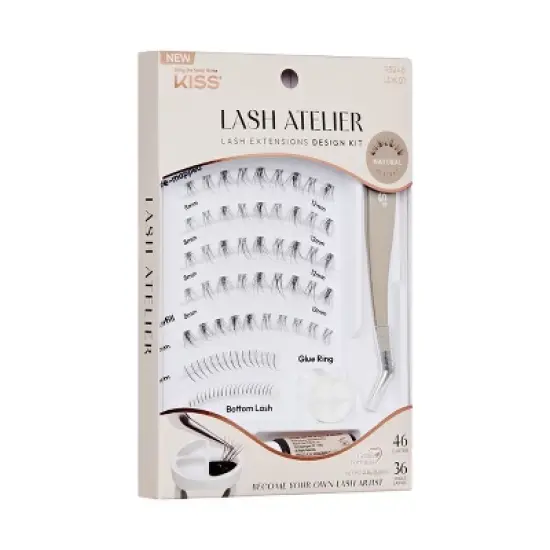 KISS Products Lash Atelier Professional False Eyelashes Kit - 46ct image {7}