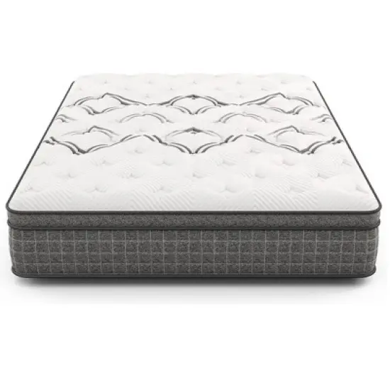 PAGED Mattress Medium Feel Hybrid Mattress with Luxurious Euro-Top for Comfortable Sleep image {2}