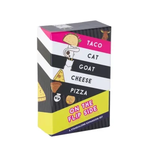 Taco Cat Goat Cheese Pizza On The Flip Side Card Game: Social Skills Focus, Includes Instructions, 3-8 Players image {5}