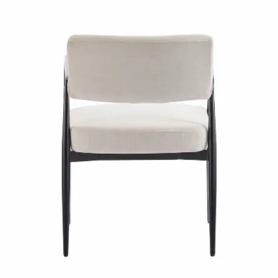 Christopher Knight Home Behrens Mid-Century Modern Upholstered Dining Chairs (Set of 2) image {5}