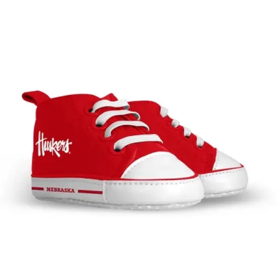 Baby Fanatic Pre-Walkers High-Top Unisex Baby Shoes -  NCAA Nebraska Cornhuskers image {1}