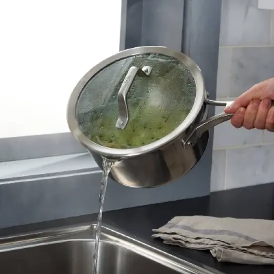 Calphalon Premier Stainless Steel 3.5qt Sauce Pan image {2}