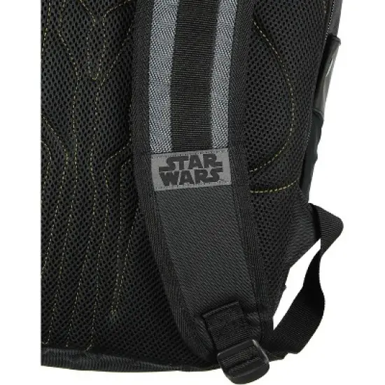 Star Wars The Mandalorian Bounty Hunter Laptop Tech Padded Sleeve Backpack Black image {6}