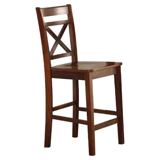 Set of 2 Tartys Counter Height Barstools - Acme Furniture image {5}